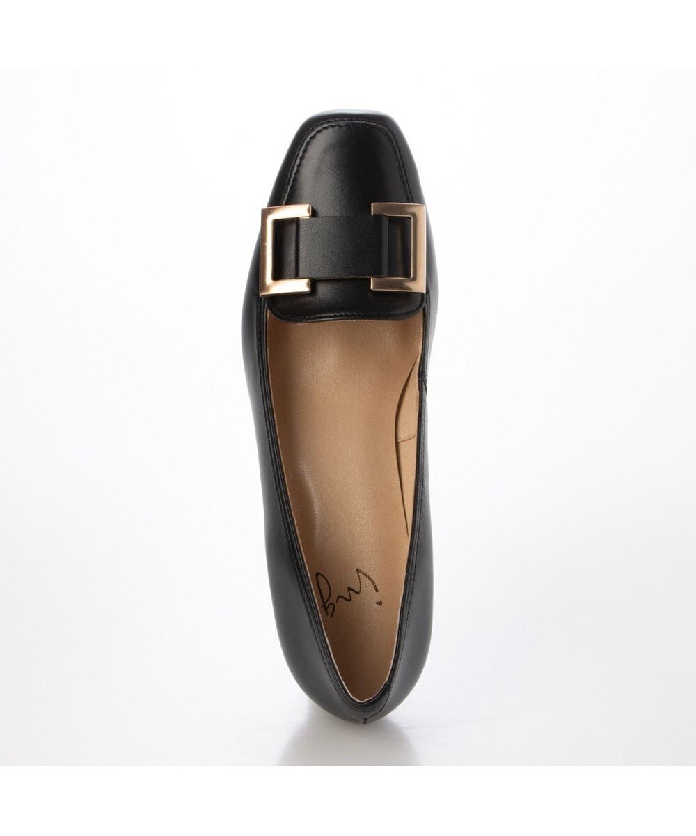 ing <ing>スクエアバックルローファーパンプス 