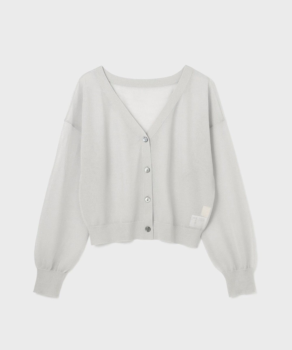 GRACE CONTINENTAL ブライトシアーニットカーディガン 