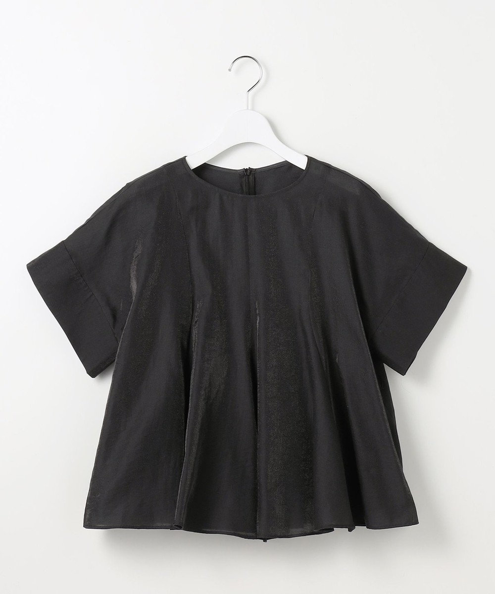 自由区 ブライトシアーシャンブレー ブラウス 