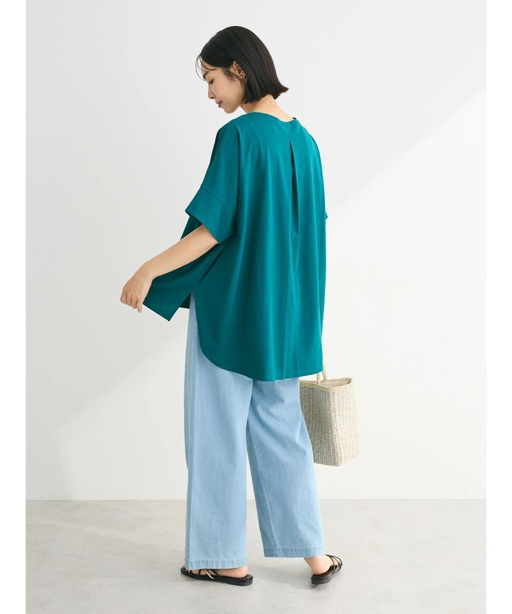 Green Parks 汗染み防止ドルマンバックタックプルオーバー 