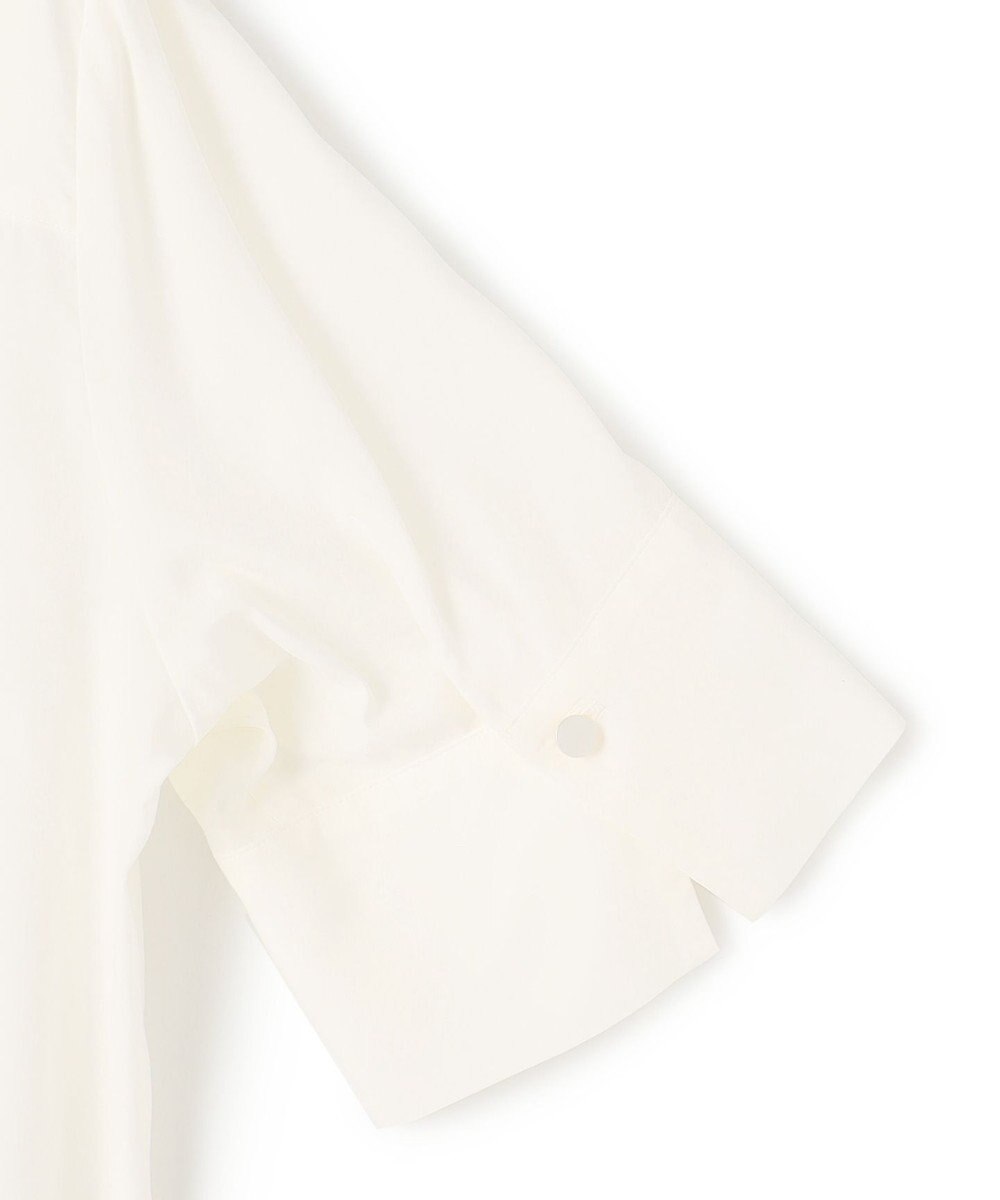 ICB L 【接触冷感・UVケア・洗える】 レーヨンコンパクトローン ボウタイシャツ 