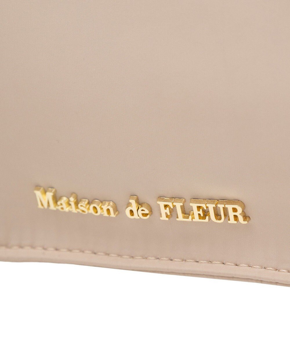 Maison de FLEUR EC限定サイドポケットフリルハンドルスクエアトート 