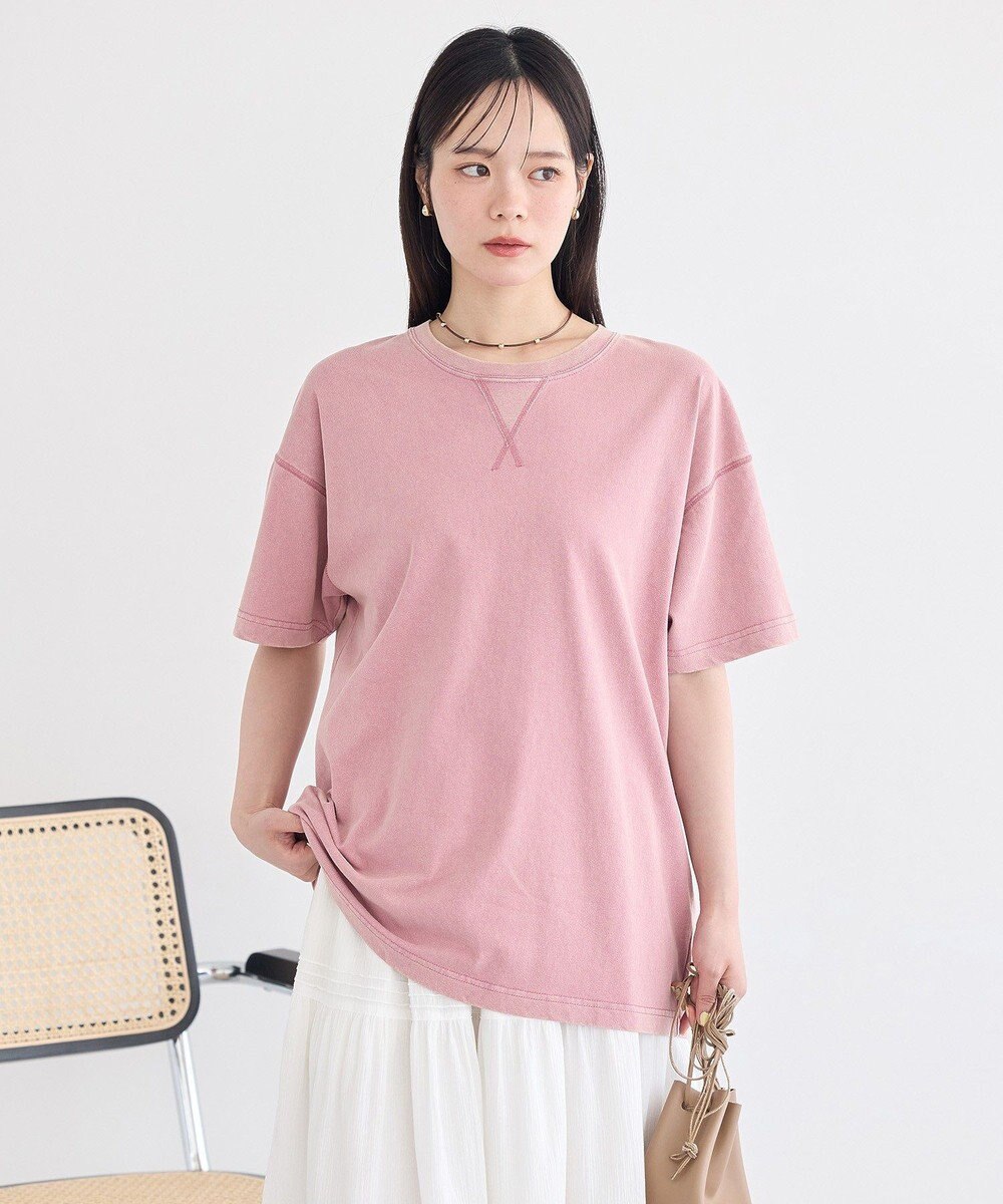 earth music&ecology ピグメント風Tシャツ 