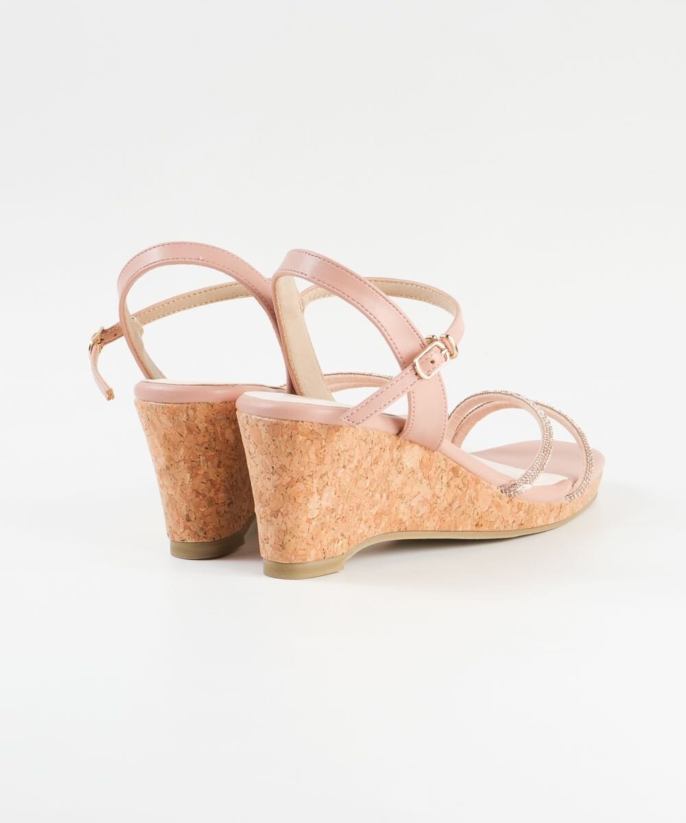 BONTRE 【pied du lapan/ピエドラパン】ビジューベルトウエッジサンダル/50756ZI 