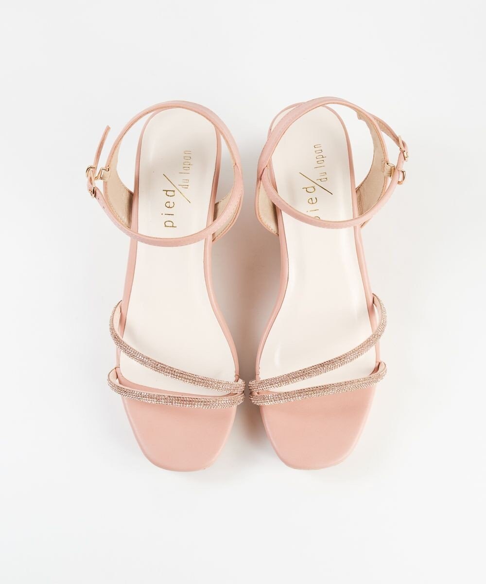 BONTRE 【pied du lapan/ピエドラパン】ビジューベルトウエッジサンダル/50756ZI 