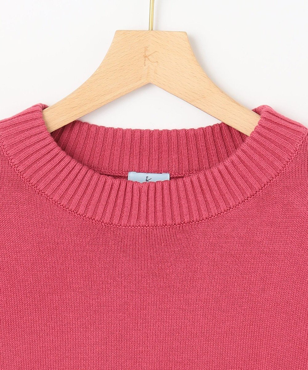 組曲 コットンカシミヤ混 クルーネックニット 