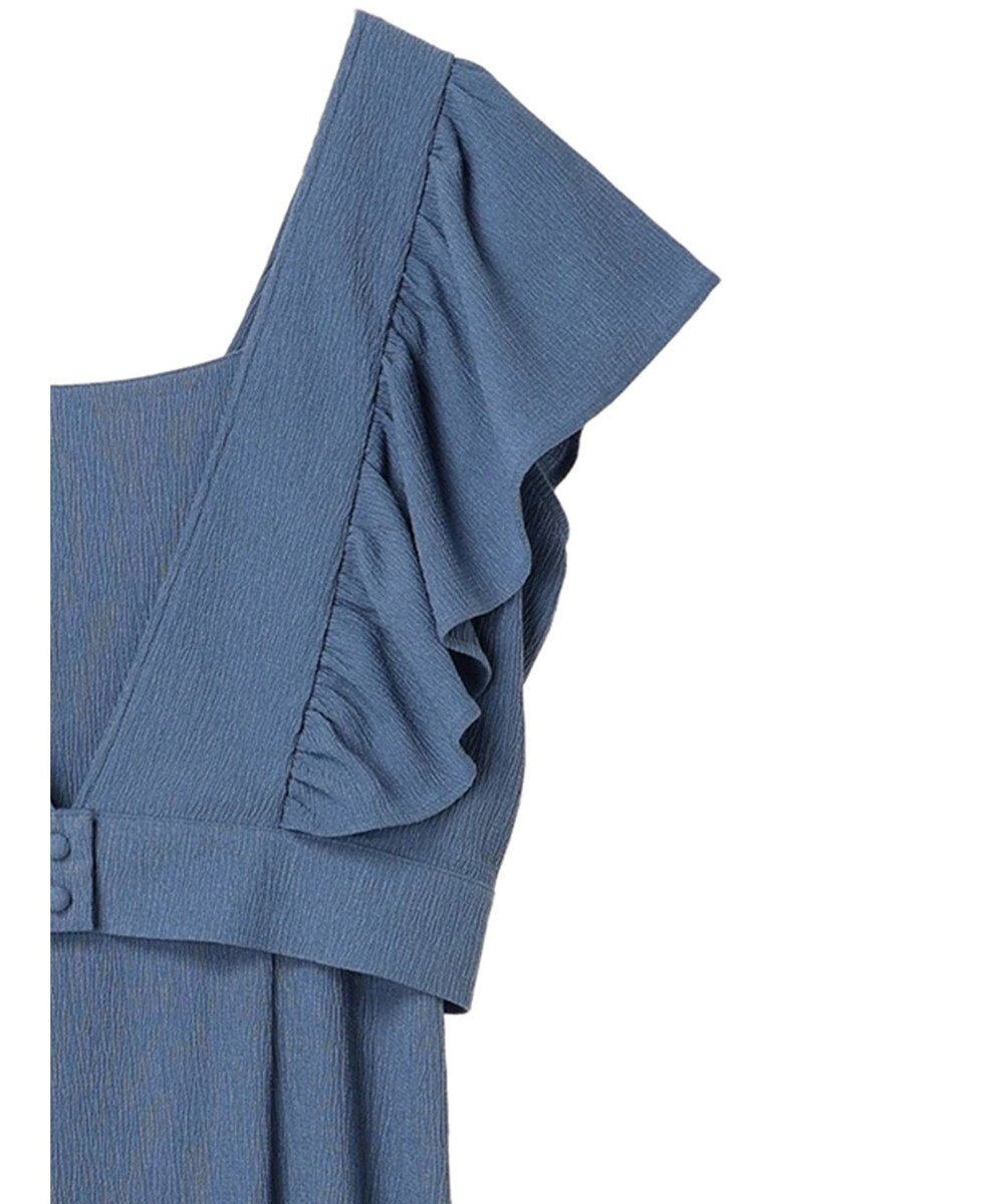 earth music&ecology ＳＥＴ２点　フリルショルダーツーピースワンピース 