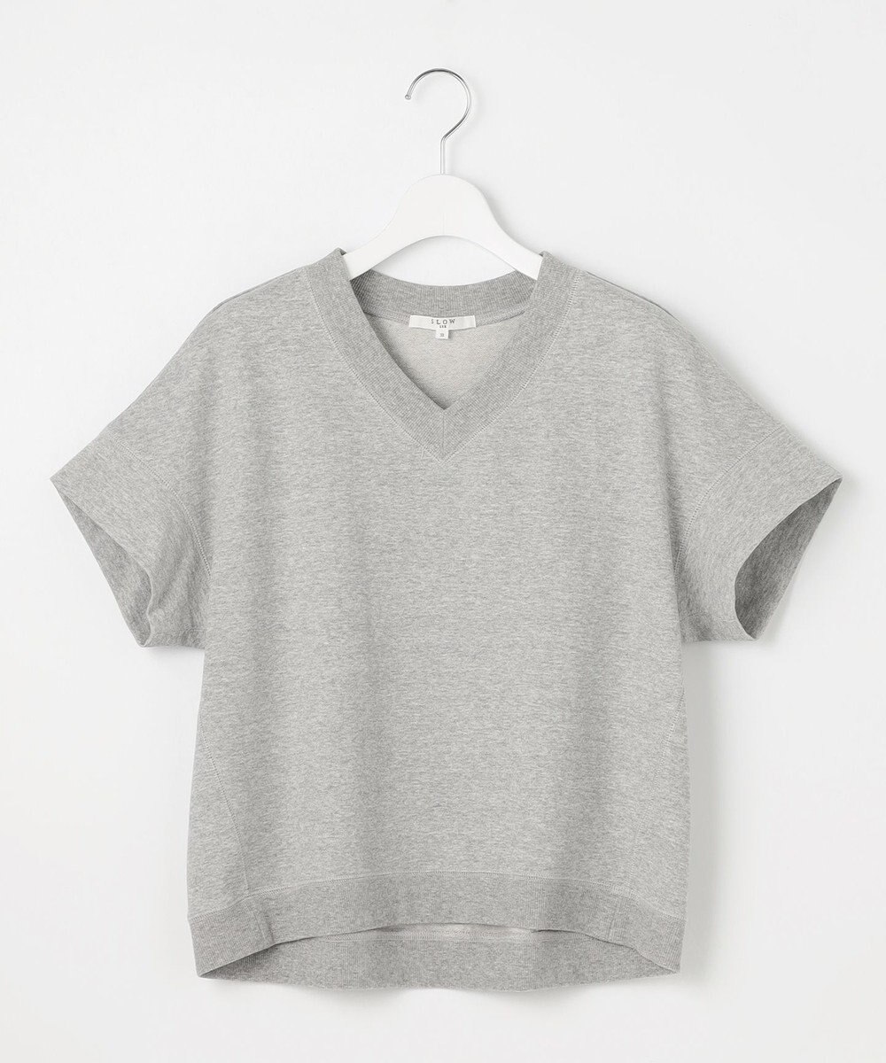 23区 S 【SLOW/WEB限定】ラスティックテリー Vネック カットソー 