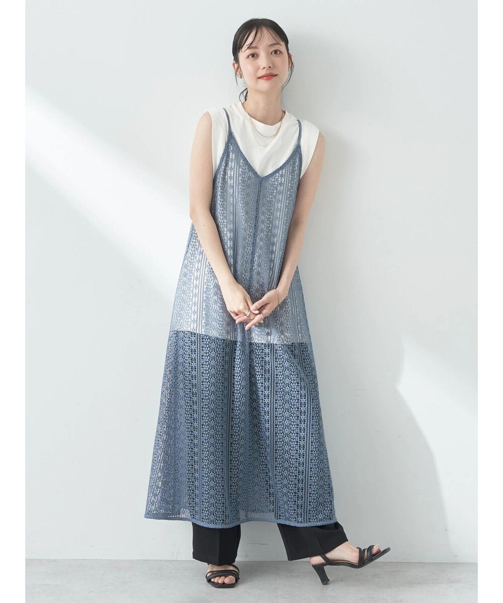 earth music&ecology レースキャミワンピース 