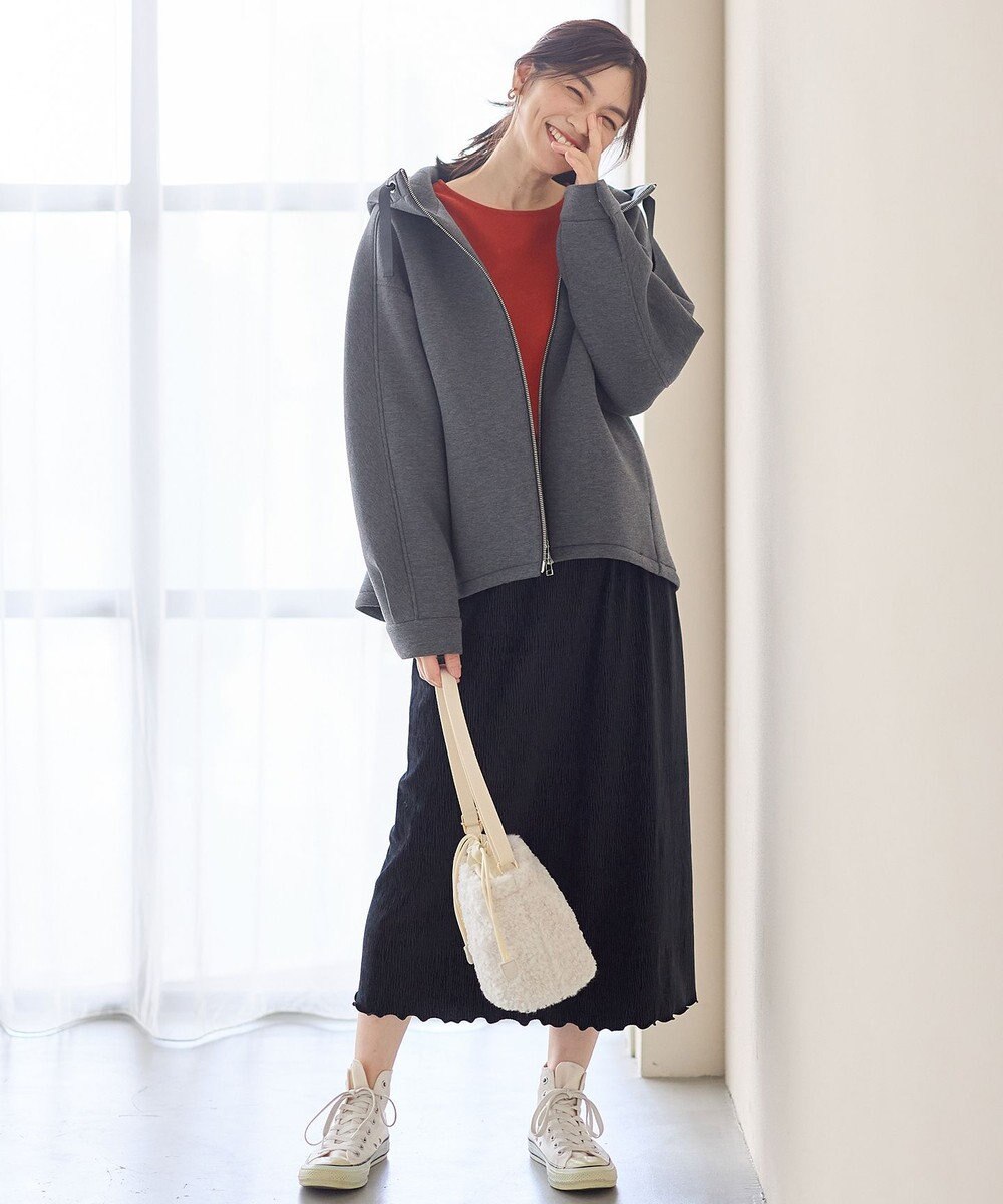 ANY L ダンボールＷジップパーカー 