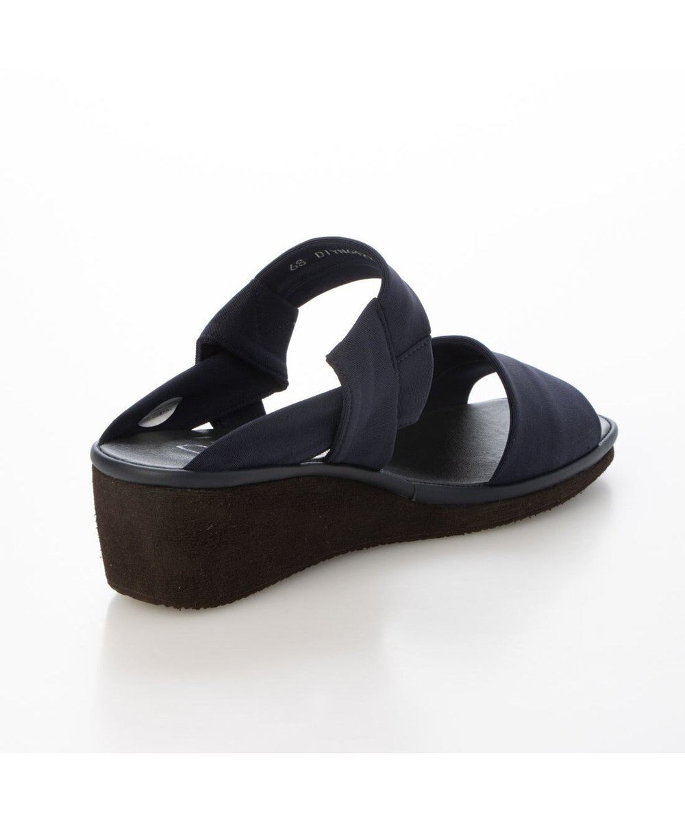 MODE ET JACOMO <D'ICI>ストレッチクロスウェッジサンダル 