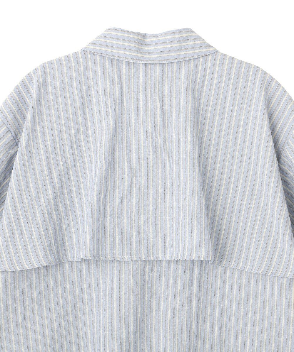 CRAFT STANDARD BOUTIQUE ストライプラグランタックシャツ 
