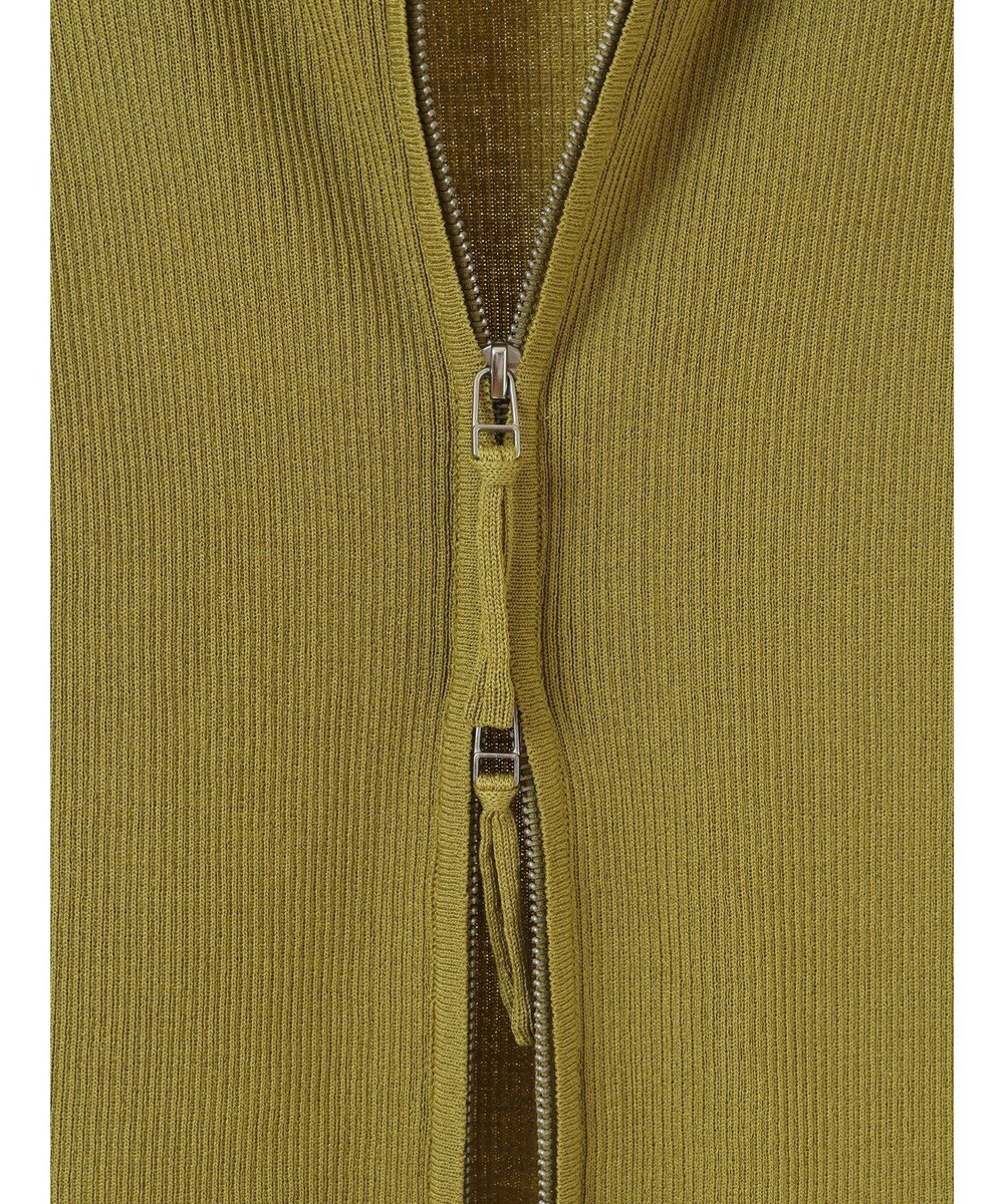 Green Parks ５分袖衿付きＺｉｐプルオーバー 