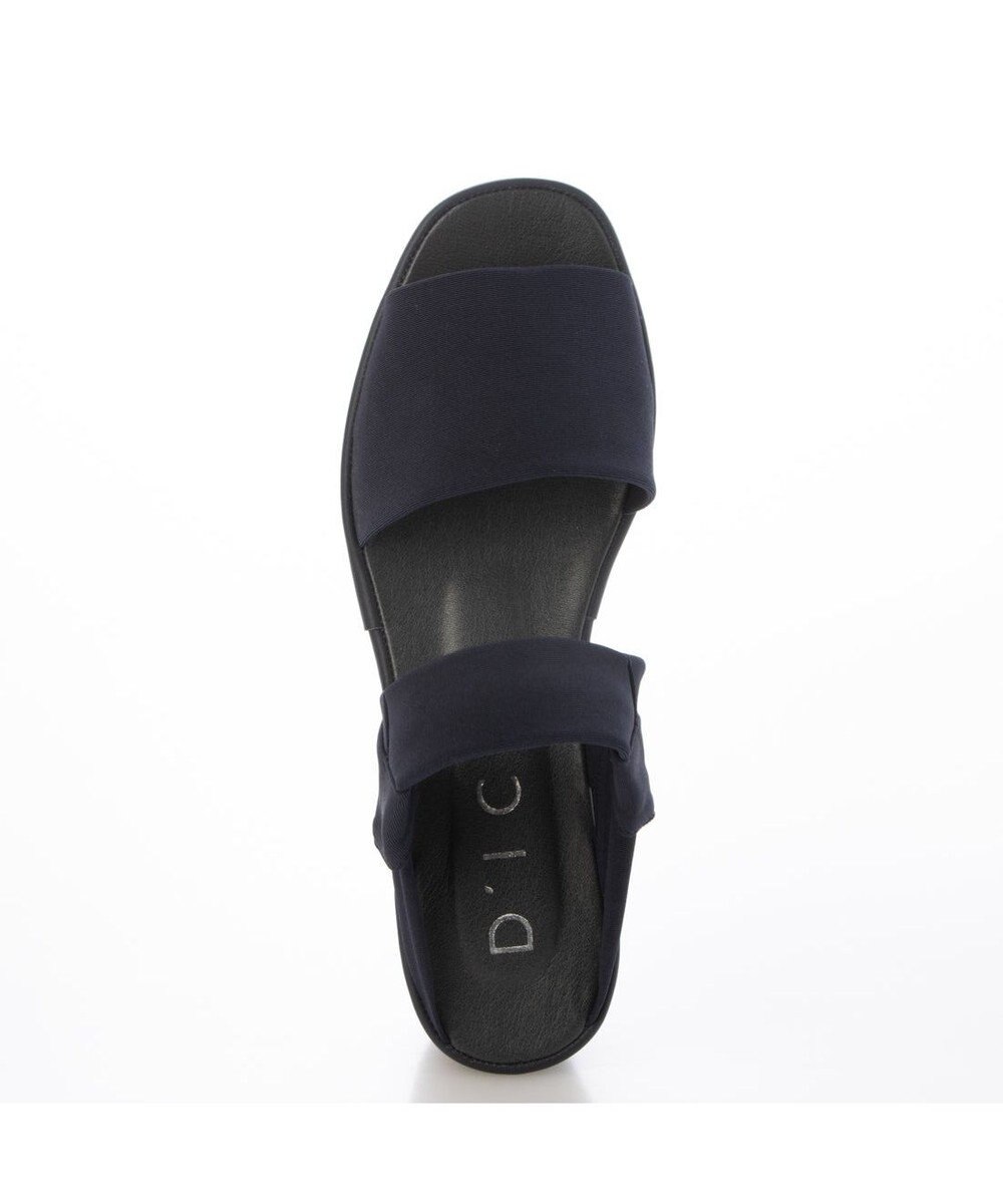 MODE ET JACOMO <D'ICI>ストレッチクロスウェッジサンダル 