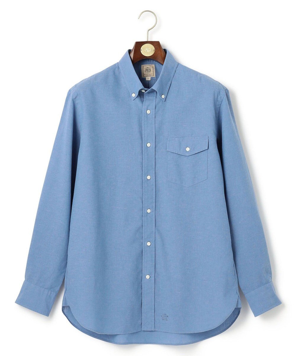J.PRESS MEN 【HYBRID LINEN】ボタンダウンシャツ 