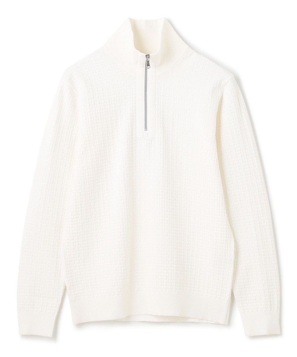 JOSEPH HOMME 【WEB限定】ヴィスコースリンクス　ハーフジップニット 
