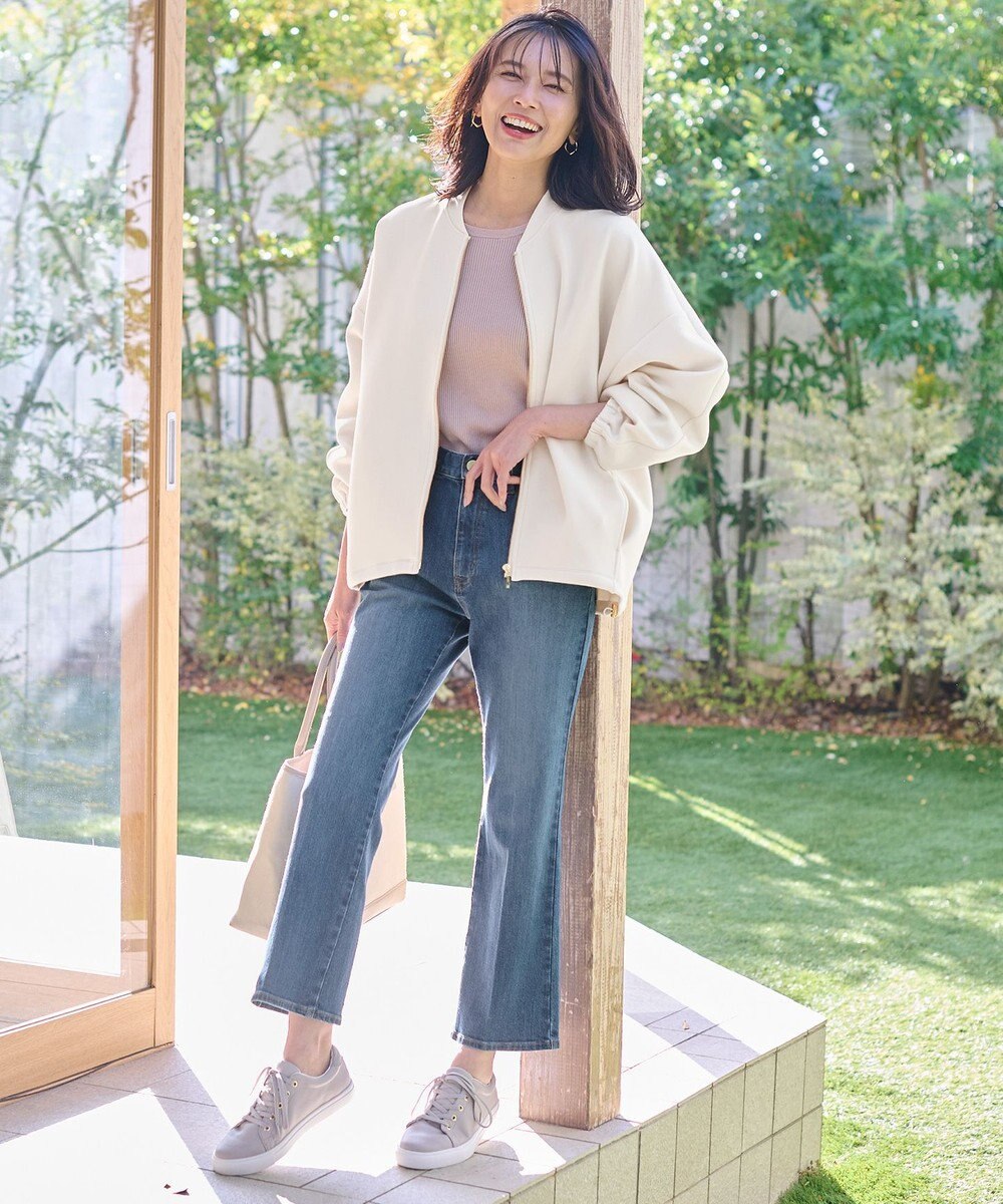 ANY 【洗濯機可/ストレッチ】デニムフレアパンツ 