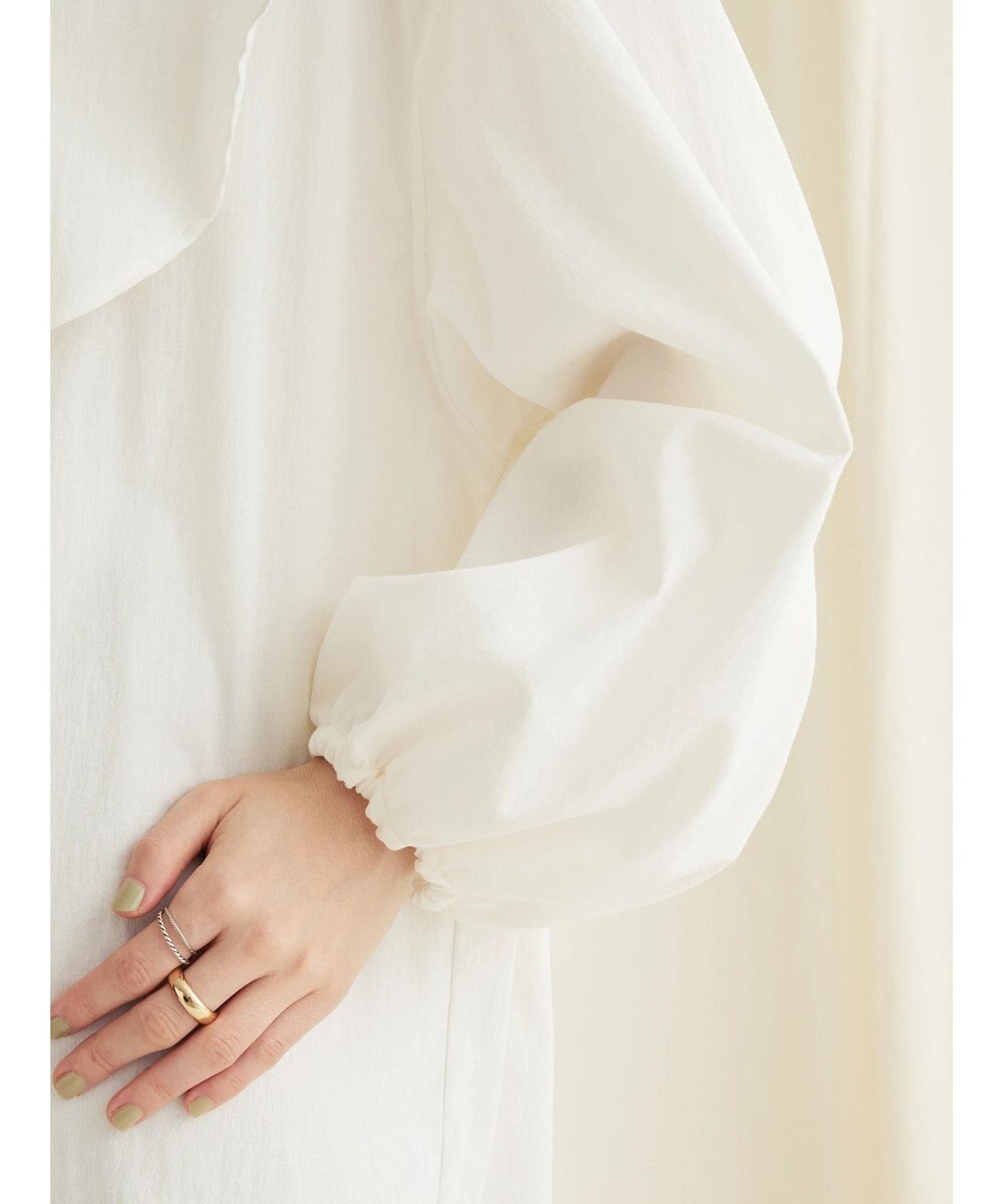 CRAFT STANDARD BOUTIQUE レーヨンデシンフリルチュニック 