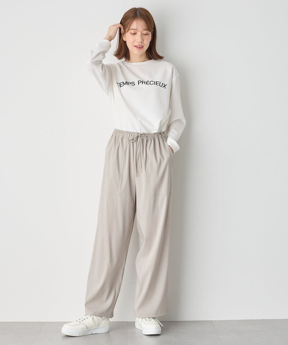 ANY L 【洗濯機可能/接触冷感/UVケア/イージーケア】清涼リラックスパンツ 