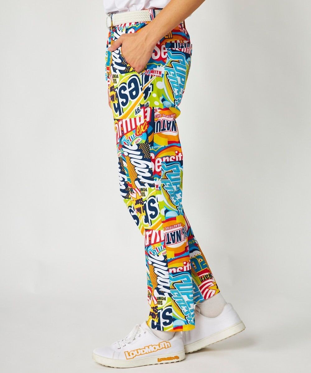 FILA GOLF／marie claire 【Loudmouth】柄ロングパンツ 