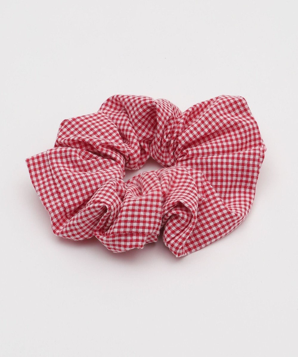 WEGO Lギンガムチェックシュシュ 