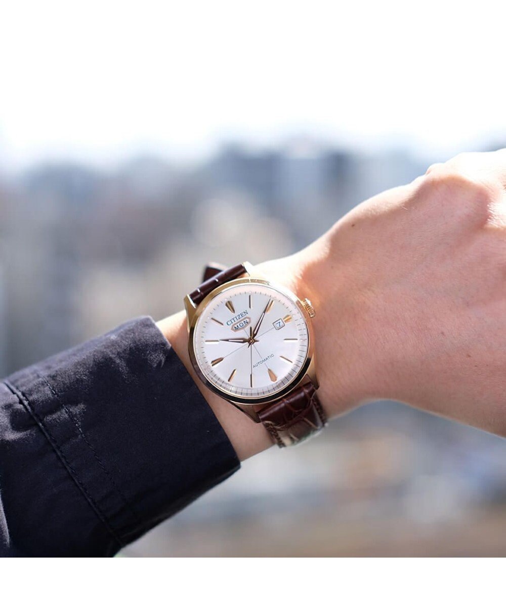 【レトロ感のある機械式時計】60年代デザインにインスパイア CITIZEN C7 / プレゼントにもぴったり, ゴールド, FREE