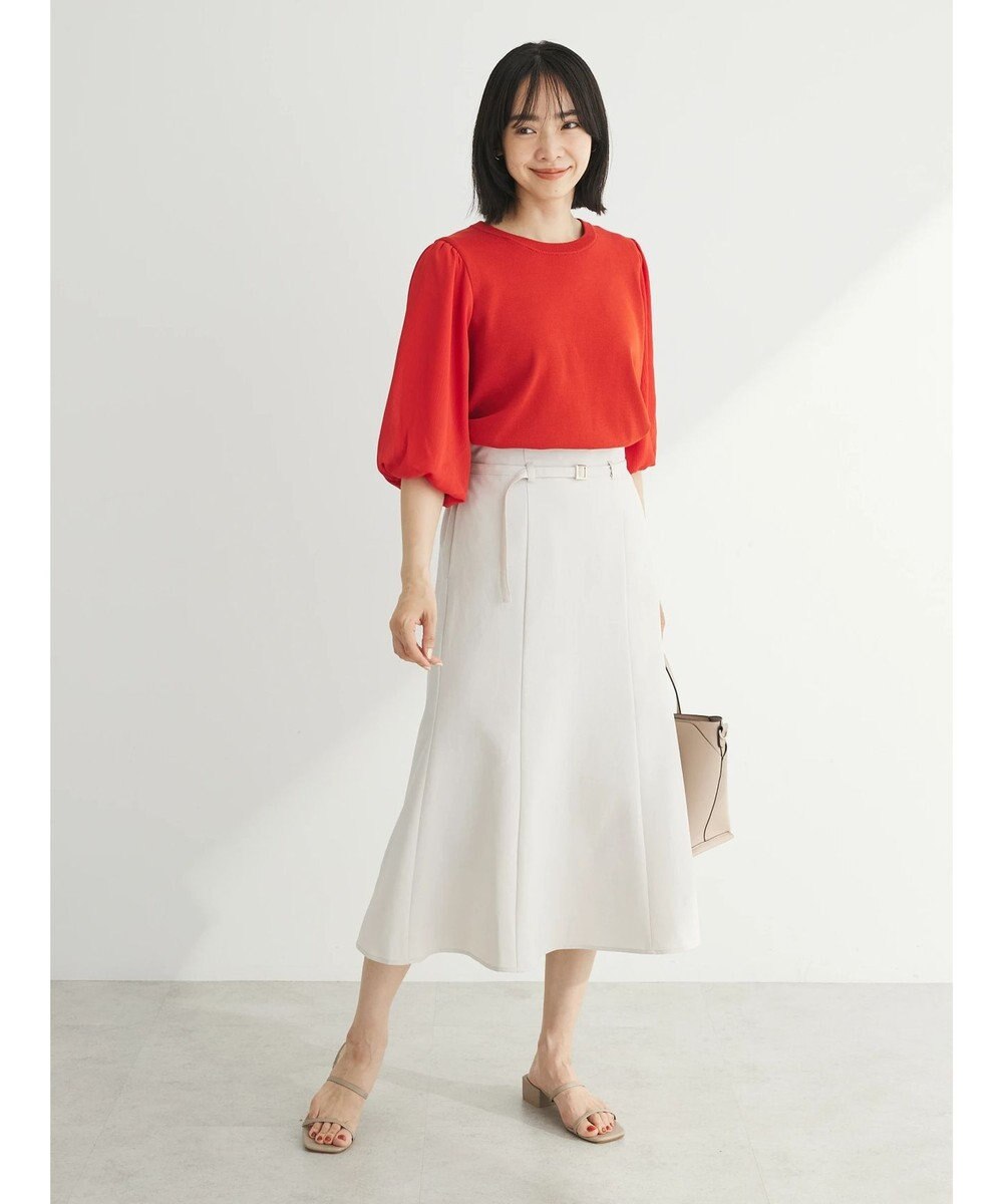 Green Parks きれシルベルト付きフレアスカート 