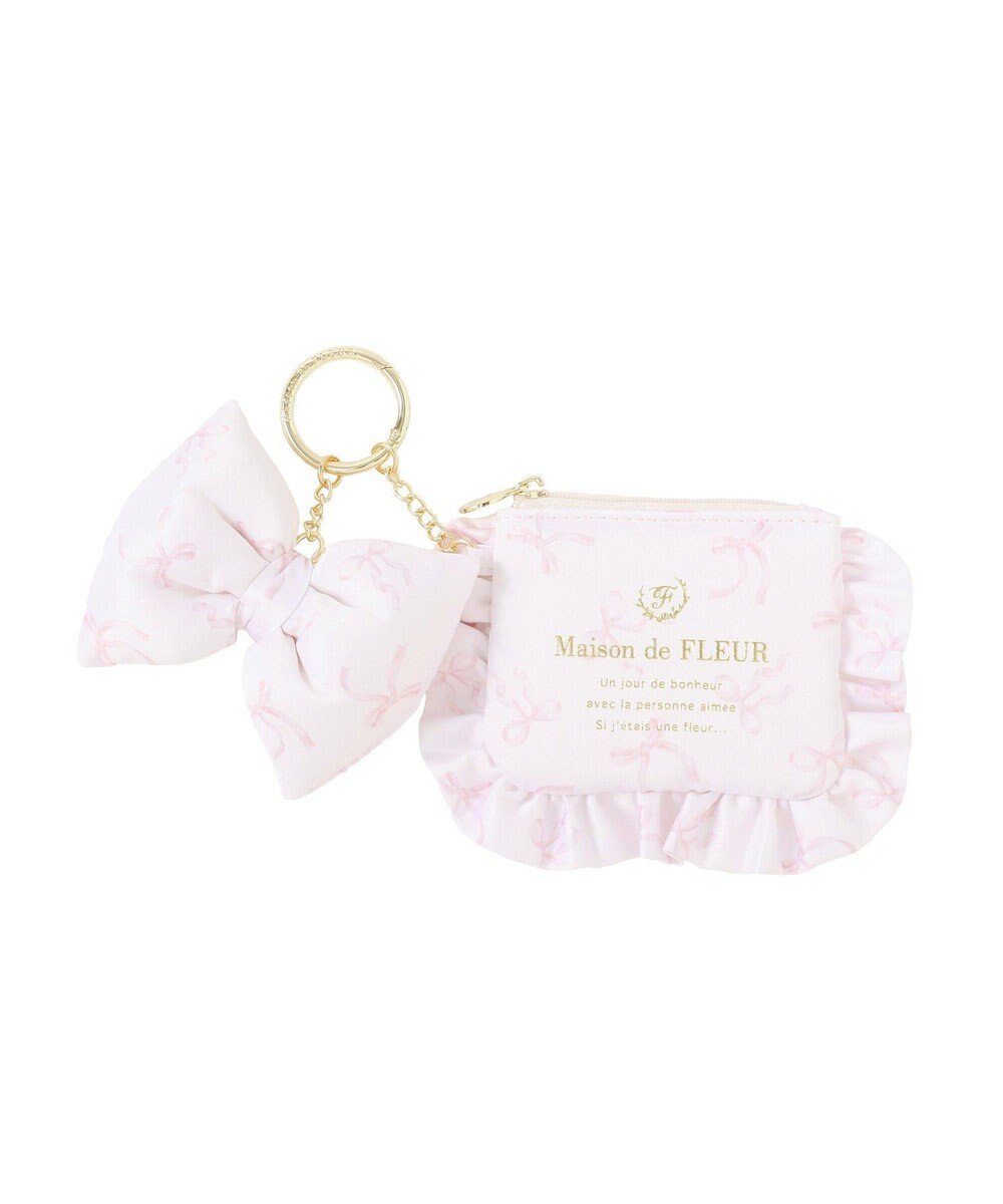 Maison de FLEUR ブランドロゴポーチチャーム 