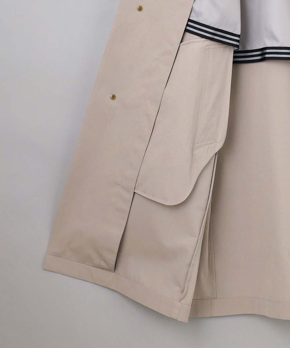 GOTAIRIKU ダウンライナー装着可【半裏仕様】コットンポリエステル ステンカラースプリングコート(25年春夏モデル) 