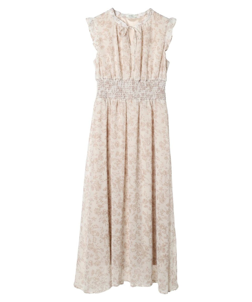 earth music&ecology ノースリ花柄ワンピース 