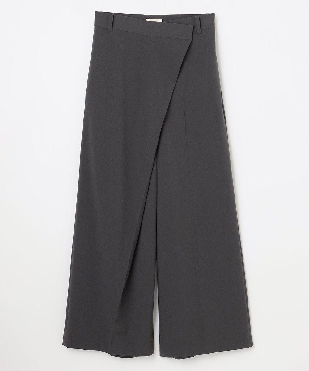 NAVE 【Nave・洗える】スパントロ ワイドラップパンツ 