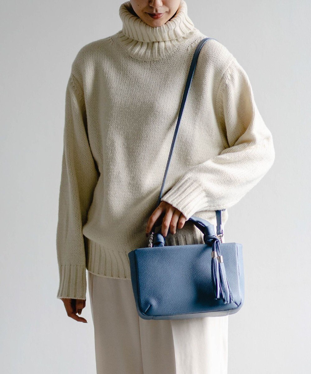 Atelier nuu 日本製 タッセルレザー loop ミニボストン 