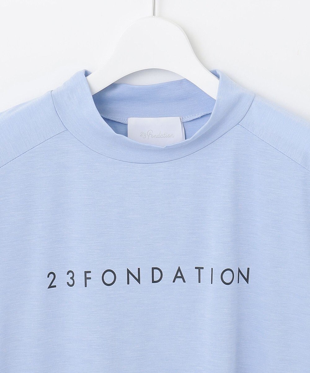 23区GOLF 【23Fondation/WOMEN】フレンチスリーブ ロゴトップス 