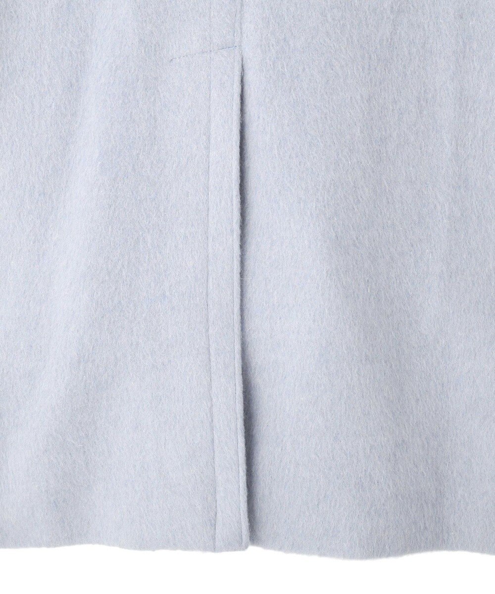 YECCA VECCA ウール混ミドル丈スタンドカラーコート 