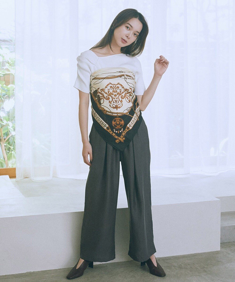 earth music&ecology 大判スカーフ 