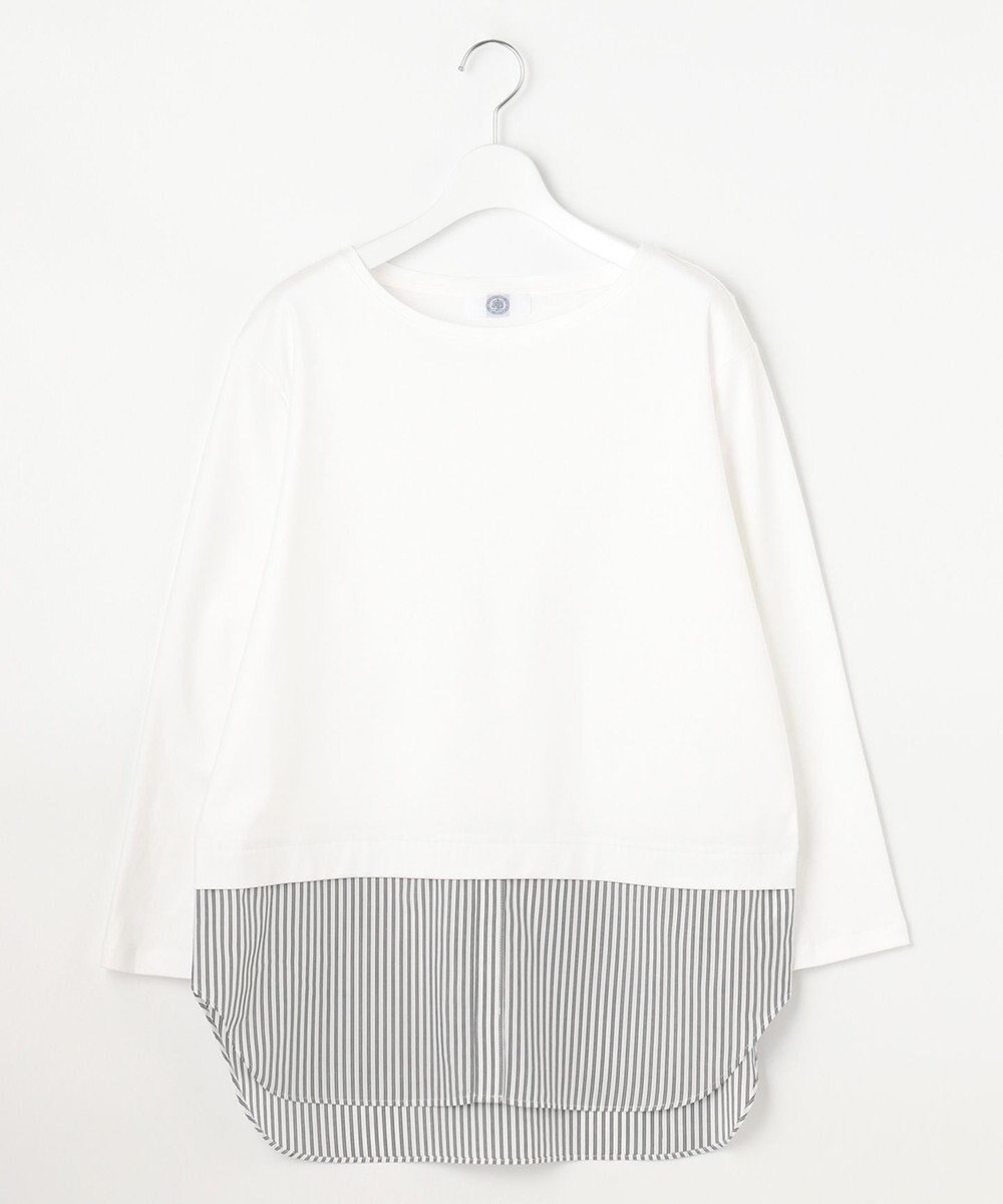 J.PRESS LADIES 【接触冷感・UVケア】レイヤードジャージー カットソー 