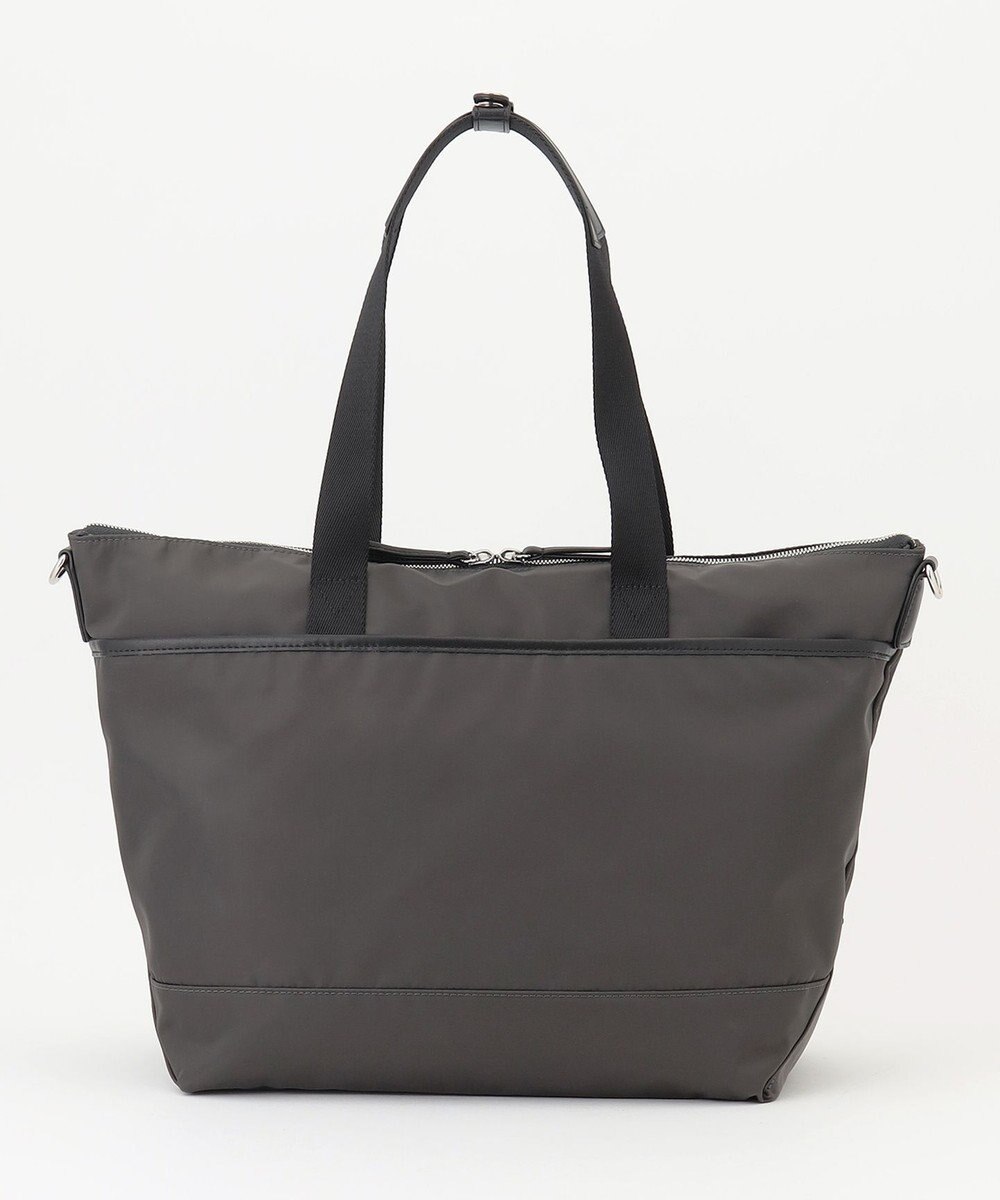 Y'SACCS ナイロン×リサイクルレザー　コンビマルチトート 