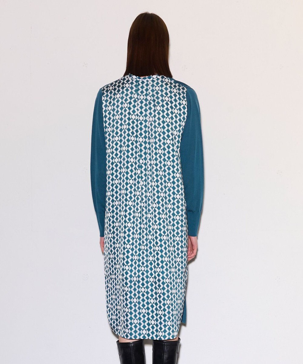 JOSEPH ダイヤゴナルプリント×ニット　ドレス 