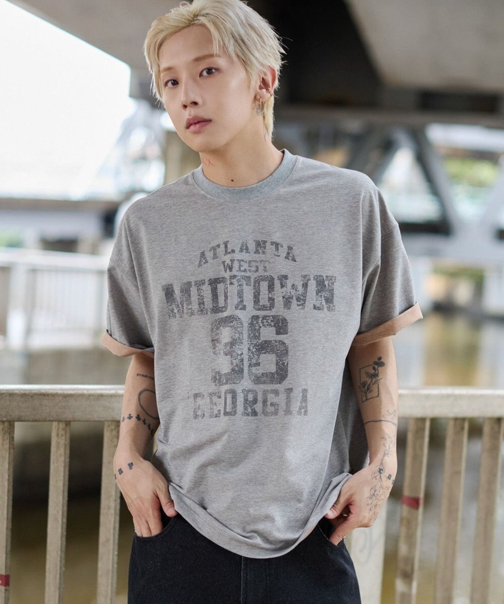WEGO 【ユニセックス着用ITEM】バイカラーロゴT（SS） 