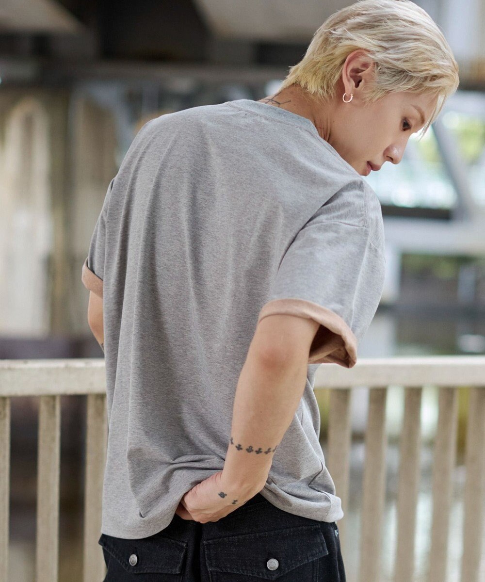 WEGO 【ユニセックス着用ITEM】バイカラーロゴT（SS） 