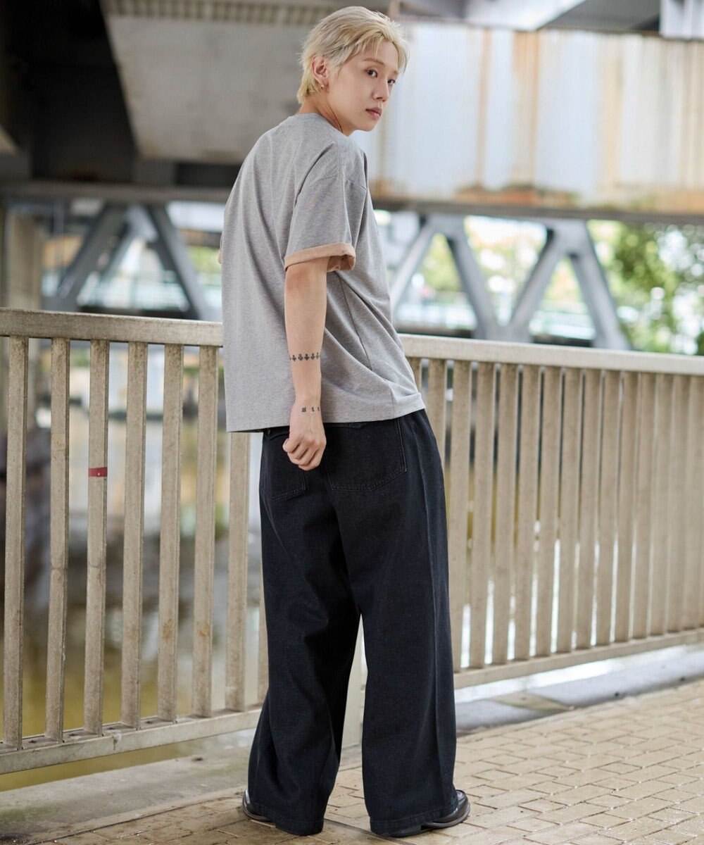WEGO 【ユニセックス着用ITEM】バイカラーロゴT（SS） 