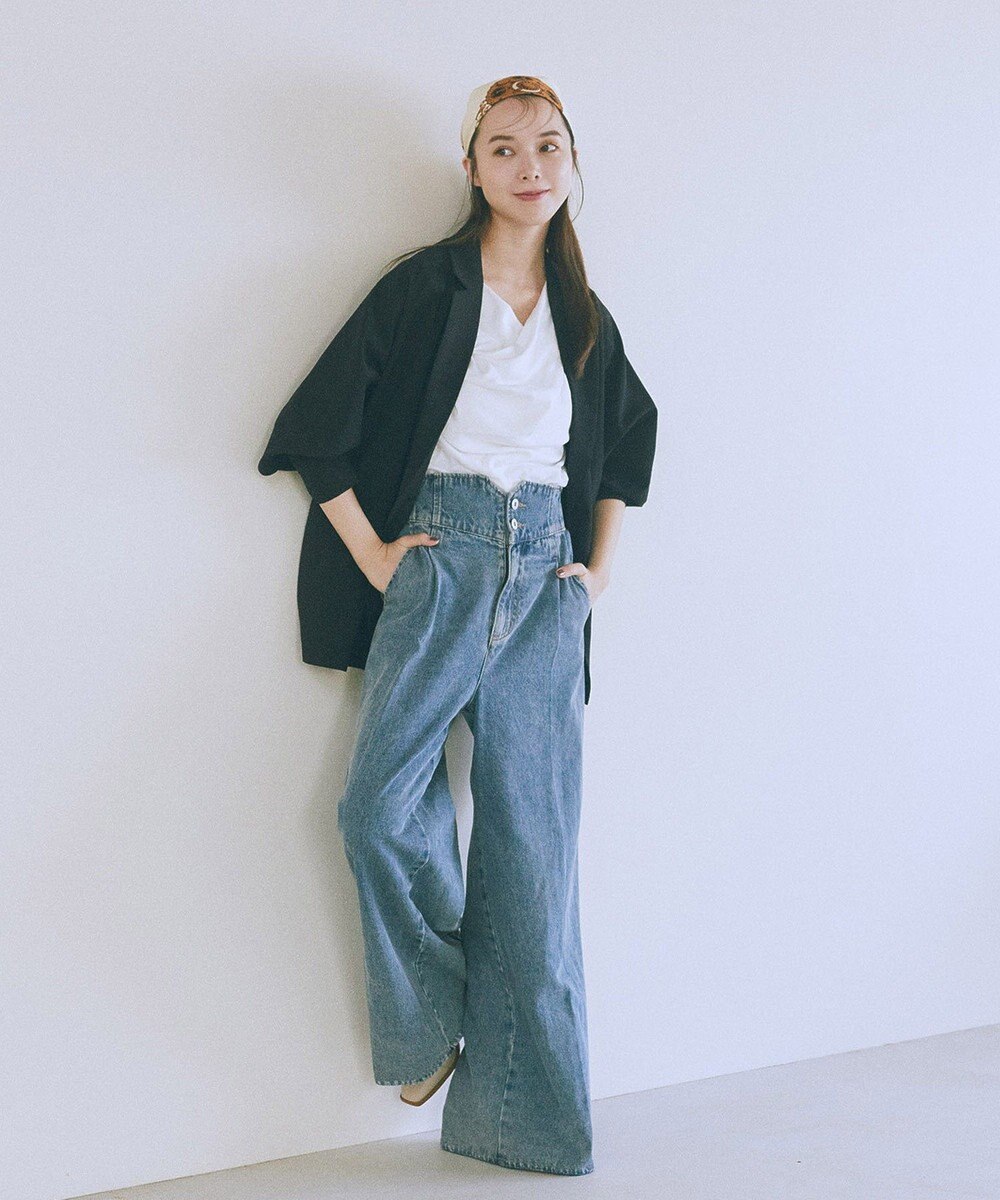 earth music&ecology 大判スカーフ 