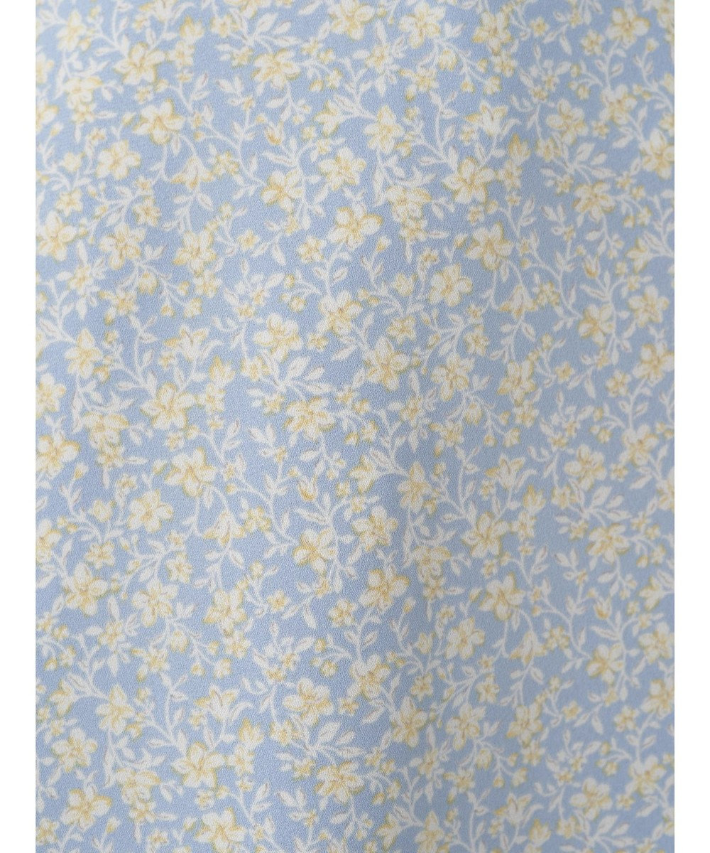 earth music&ecology フラワープリントフレアスカート 