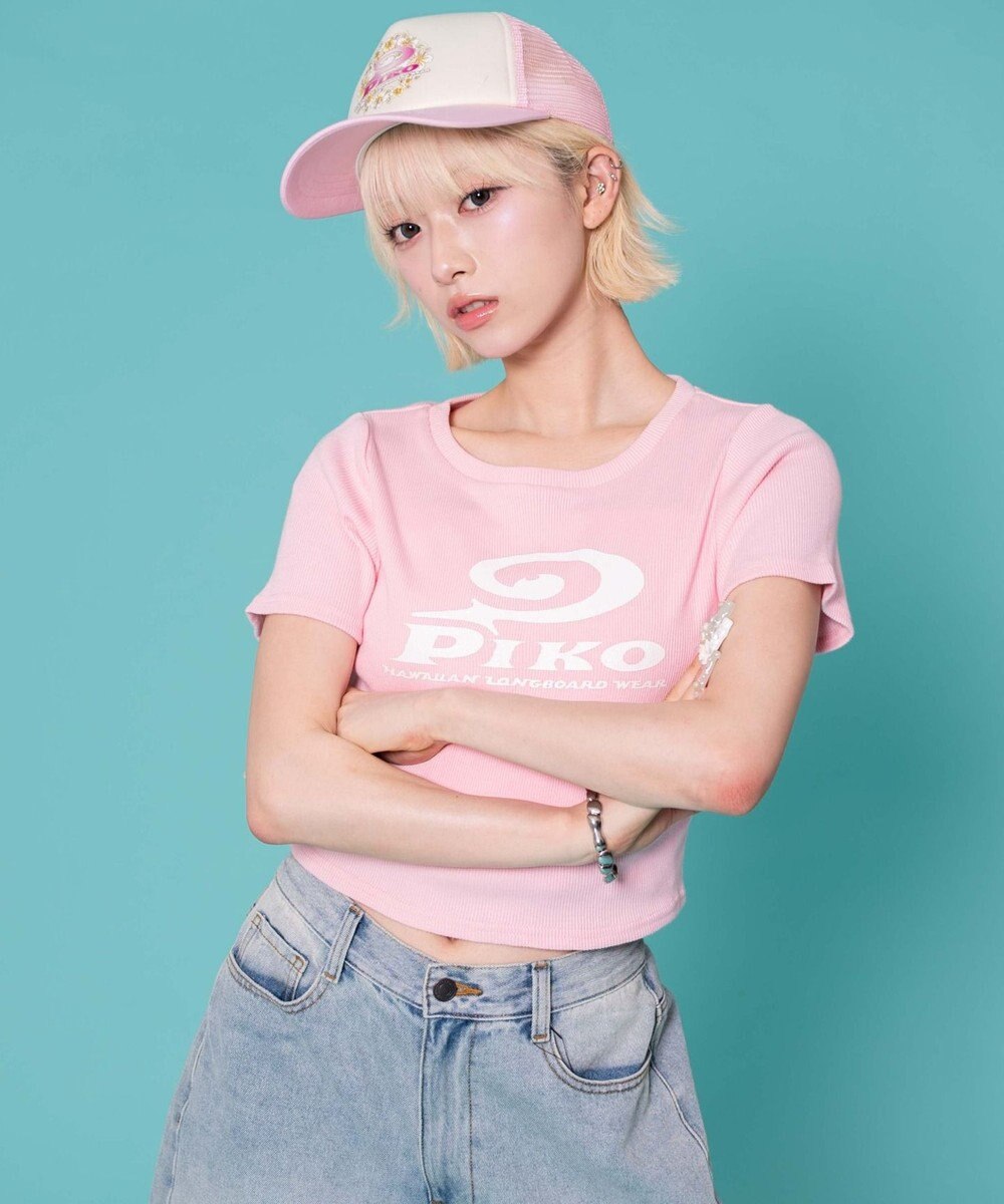 WEGO 別注PIKOラメ　リブT 