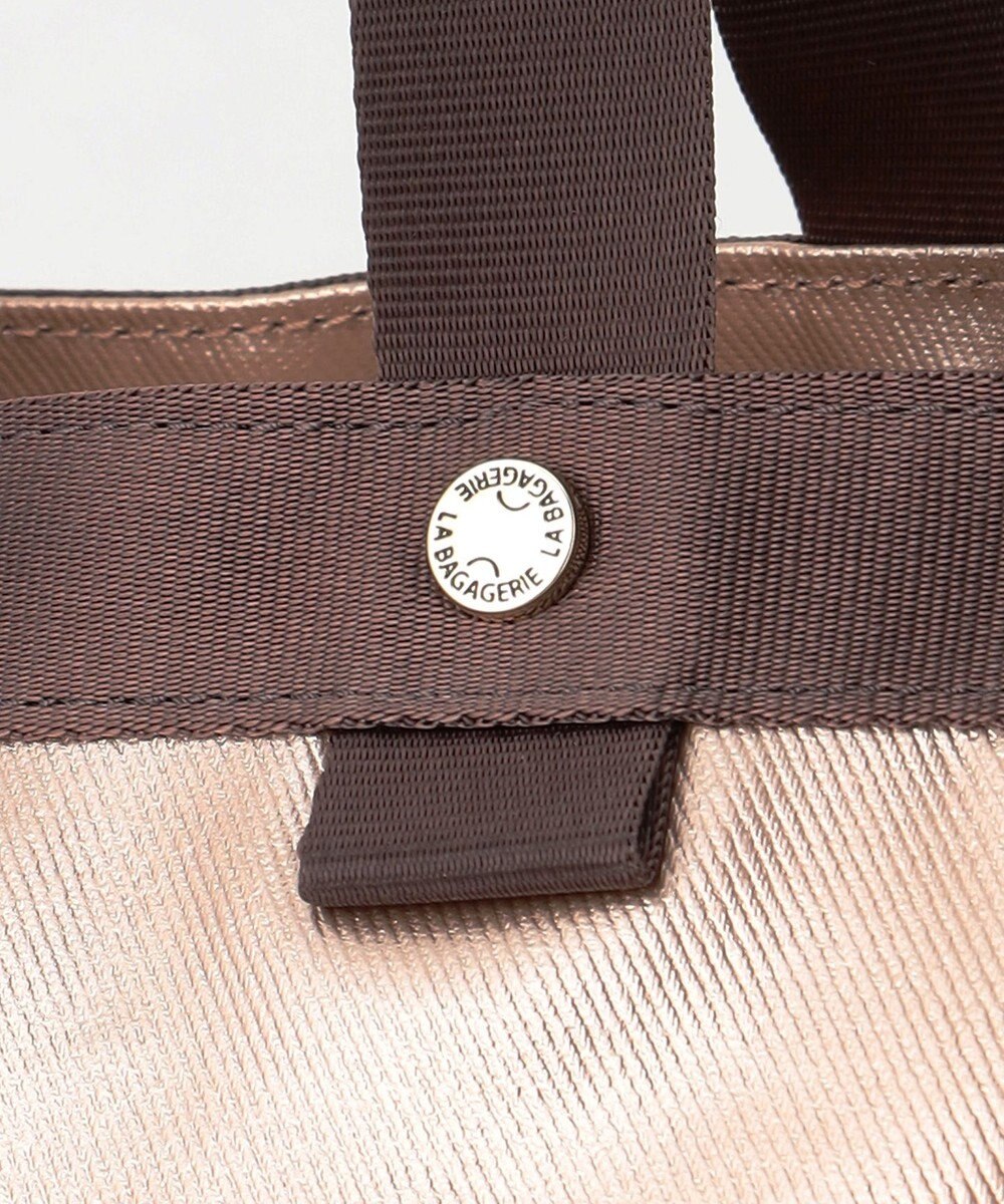 LA BAGAGERIE 【コットン×ポリウレタン】シャイニーミニトート 