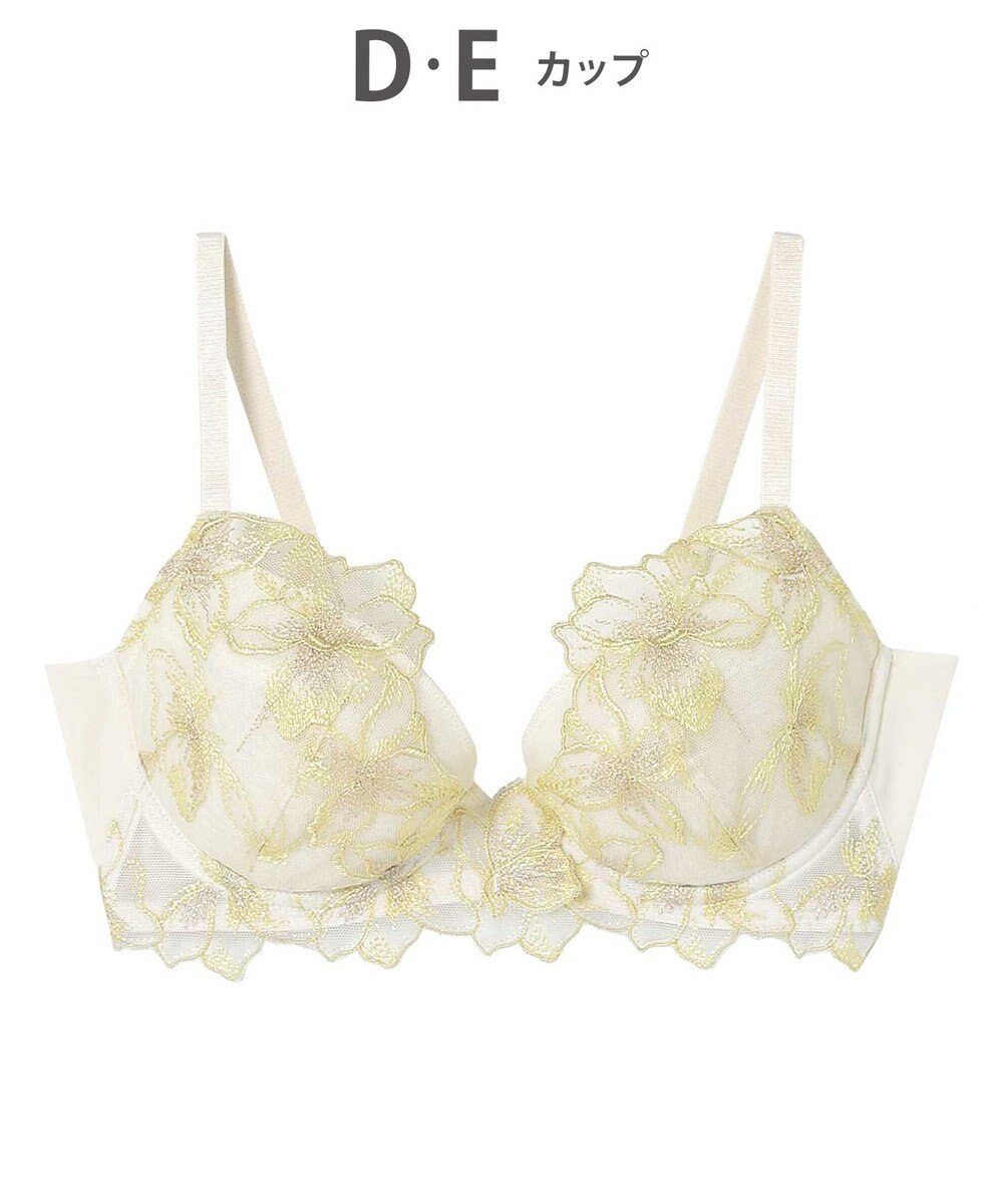 AMPHI ブラジャー 自然なまるみのあるバストシルエット 背中の段差ができにくい整える機能のブラ 【ふわふわブラ】 ブラ BYJ380 アンフィ／ワコール 