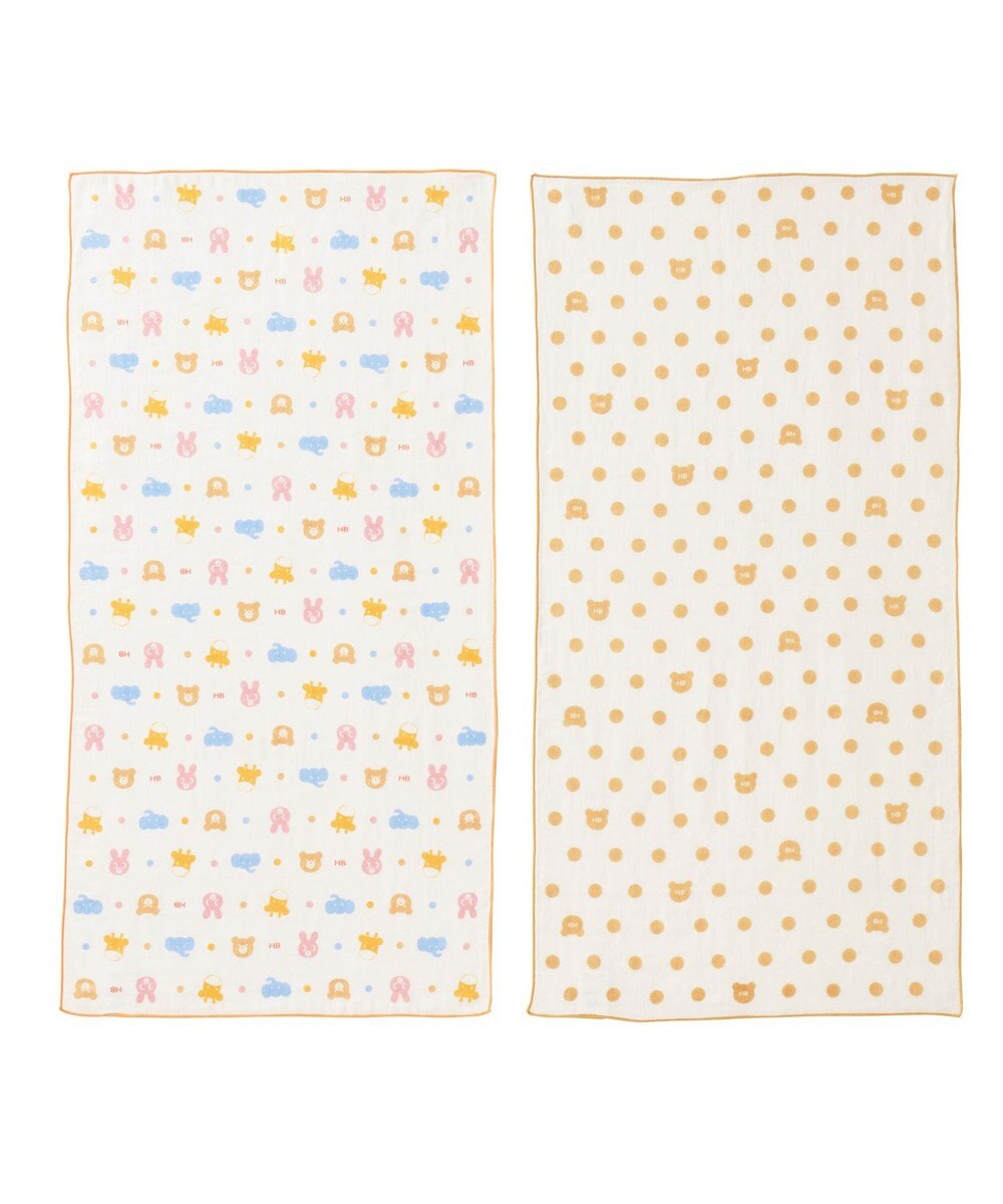 MIKI HOUSE HOT BISCUITS ガーゼベビータオルセット 