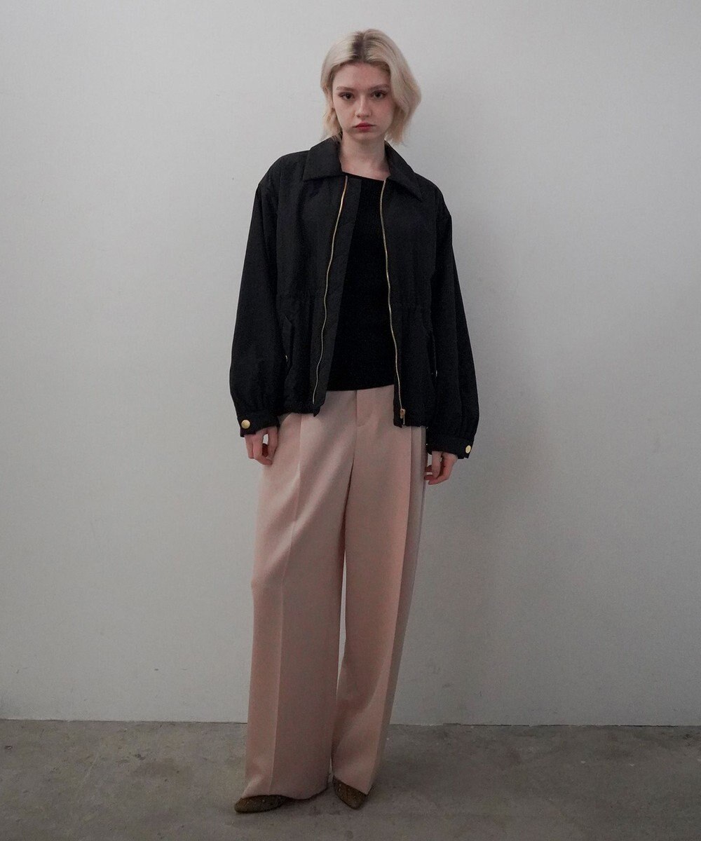 GRACE CONTINENTAL ナイロンパディングブルゾン 