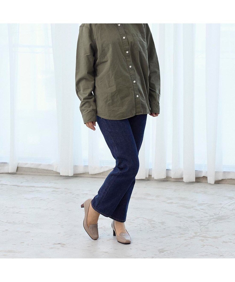 ing <ing>【WEB限定】コンビモカデザインパンプス 