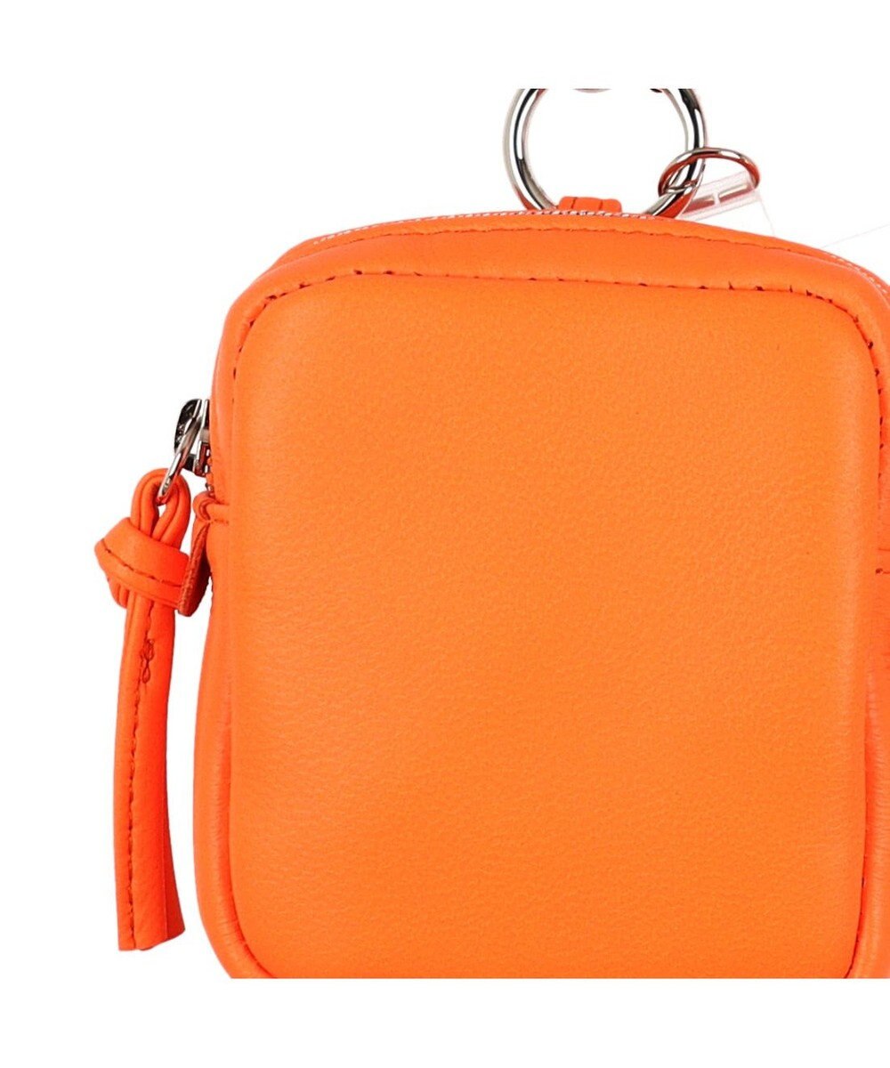 UNBILLION ペルケ perche / 蛍光レザーストラップ付き・チャームポーチショルダー 